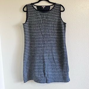 Talbots sleeveless striped casual dress size L
